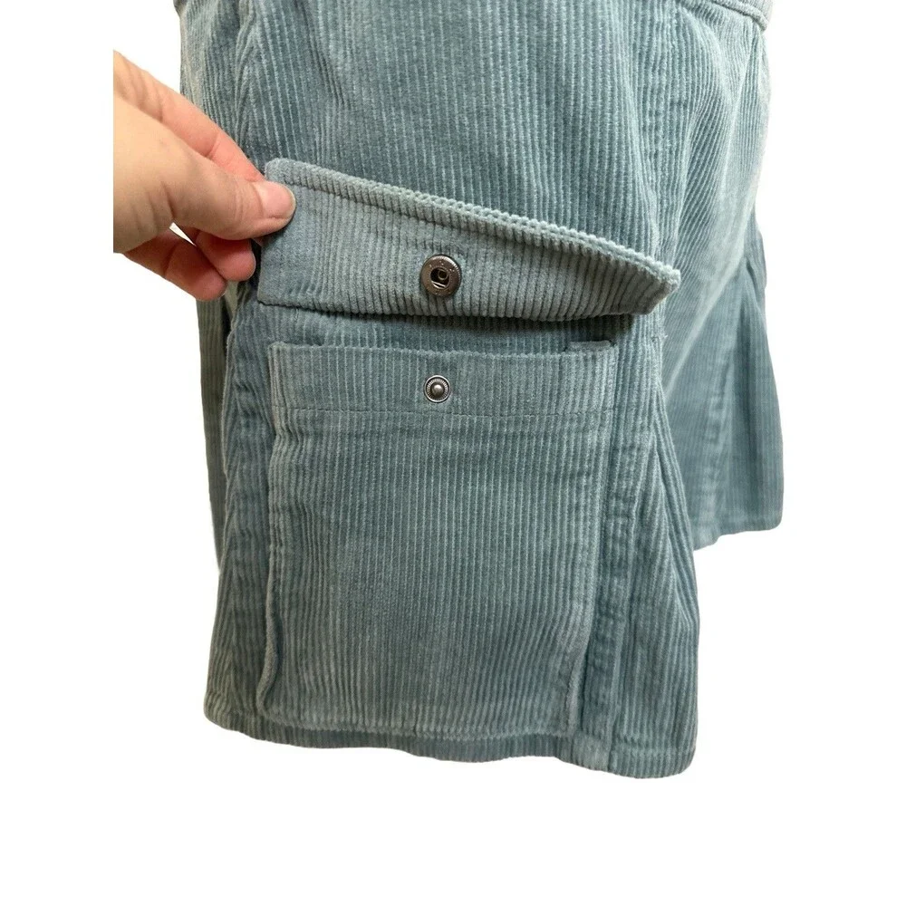 New Wild Fable Women's M Blue Corduroy Cargo Mini Skirt 100% Cotton NWT
